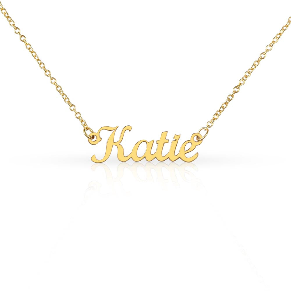 Modern Custom Name Necklace