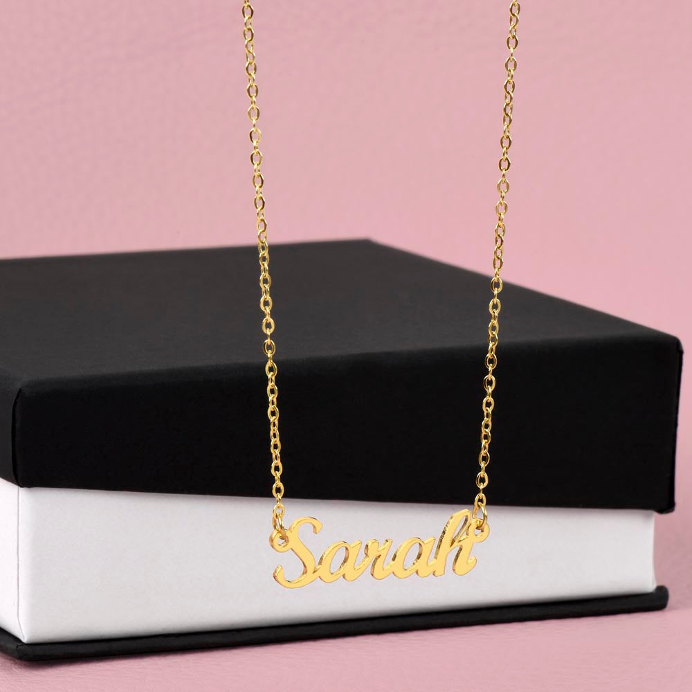 Modern Custom Name Necklace
