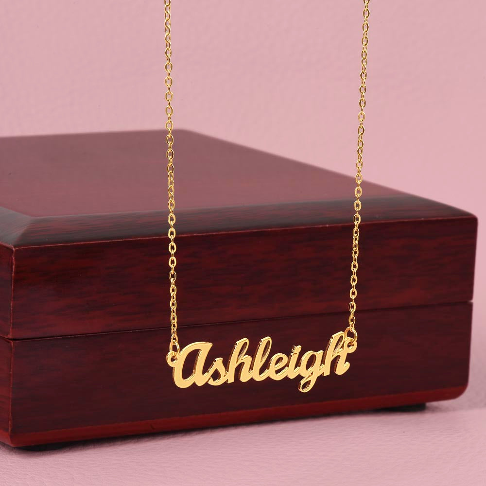 Modern Custom Name Necklace